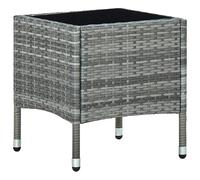 vidaXL Table de jardin 40x40x45 cm - Gris