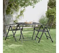 vidaXL Table de jardin 80x80x72 cm - Anthracite