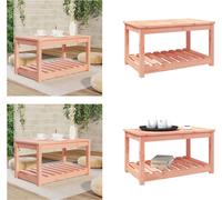 vidaXL Table de jardin 82,5x50,5x45 cm Bois massif Douglas - Table de jardin - Tables de jardin - Table de terrasse - Table basse de jardin