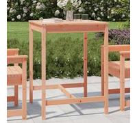 vidaXL Table de jardin 82,5 x 82,5 x 110 cm Bois massif Douglas Marron G