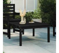 vidaXL Table de jardin 82,5x82,5x45 cm - Noir