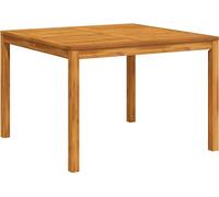 vidaXL Table de jardin à manger 110x110x75 cm en bois massif d'acacia