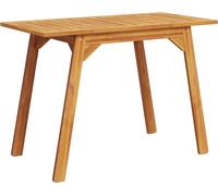 vidaXL Table de jardin à manger 110x56x75 cm en bois massif d'acacia