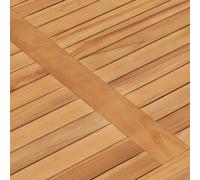 vidaXL Table de jardin à manger 120x70x77 cm teck massif