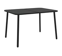 vidaXL Table de jardin anthracite 110x80x71 cm Acier
