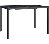 vidaXL Table de jardin anthracite 110x80x72 cm Acier