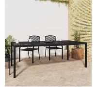 vidaXL Table de jardin anthracite 200x100x72 cm Acier