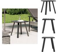 vidaXL Table de jardin anthracite 34x34x38 cm Acier - Ensemble de meubles de jardin