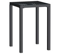 vidaXL Table de jardin anthracite 50x50x72 cm Acier