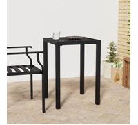vidaXL Table de jardin anthracite 50x50x72 cm Acier