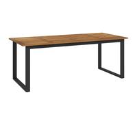 vidaXL Table de jardin avec pieds en forme de U 200x90x75 cm bois massif acacia