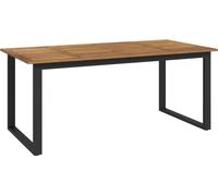 vidaXL Table de jardin avec piètement en U 180x90x75 cm Bois d'acacia massif