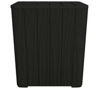 vidaXL Table de jardin avec plateau amovible noir polypropylène