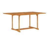 vidaXL Table de jardin bois de teck massif