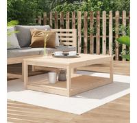 vidaXL Table de jardin - Bois massif de pin