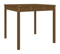 vidaXL Table de jardin - Marron miel