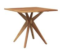 vidaXL Table de jardin carrée 85x85x75 cm bois massif acacia