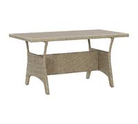 vidaXL Table de jardin Gris - 120x70x66 cm