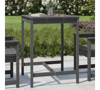 VidaXL Table de jardin - Gris