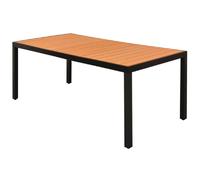 vidaXL Table de jardin - Marron