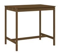 vidaXL Table de jardin marron miel 121x82,5x110 cm Pin massif