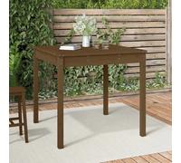 vidaXL Table de jardin - Marron miel