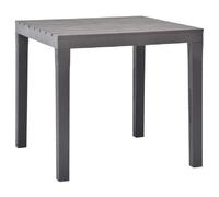 vidaXL Table de jardin - Moka