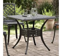 VIDAXL Table de jardin - Noir