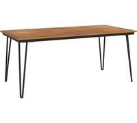 vidaXL Table de jardin avec pieds en épingle à cheveux 180x90x75 cm acacia massif