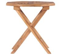 vidaXL Table de jardin pliante 45x45x45 cm bois massif teck