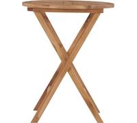 vidaXL Table de jardin pliante 60 cm bois massif teck