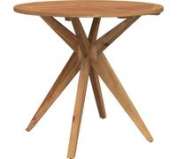 vidaXL Table de jardin ronde Ø85x75 cm Bois massif Acacia