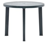 vidaXL Table de jardin 48806 – verte 89 cm en plastique