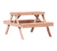 vidaXL Table de pique-nique 105x134x75 cm bois massif douglas