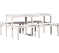 Table de pique-nique 160x134x75 cm pin massif