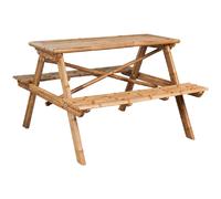 vidaXL Table de pique-nique - Bambou