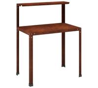 vidaXL Table de rempotage 60 x 50 x 104 cm Acier patiné Rouillé