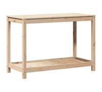 vidaXL Table à plantes avec étagère 108x50x75 cm pin massif