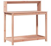 vidaXL Table à plantes avec étagères 108x50x109,5 cm Bois massif Douglas