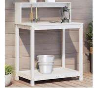 vidaXL Table de Rempotage avec Étagères, Table de Plantation avec Rangement, Banc de Rempotage, Table à Plantes Jardin, 832408