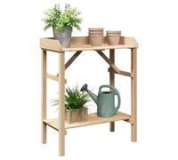 vidaXL Table à plantes Nature 75 x 40 x 90 cm Pin massif