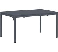 vidaXL Table de salle à manger d'extérieur pliable, anthracite, 210 x 90 x 73 cm, acier