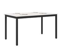 vidaXL Table de Salle à Manger/Table de Repas Blanc 150 x 90 x 75 cm, Salle à Manger, Table en pin Moderne, mobilier Contemporain, Design Minimaliste pour déco stylée