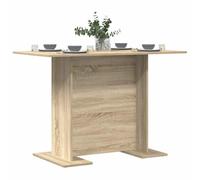 Table de salle à manger extérieure - vidaXL - 110x60x75 cm - Chêne Sonoma - Bois d'ingénierie - Rectangulaire