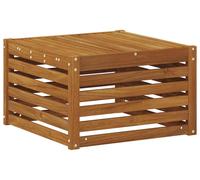 vidaXL Table d'extérieur en bois massif d'acacia naturel 59 x 59 x 37 cm