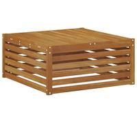 vidaXL Table d'extérieur en bois massif d'acacia naturel 79 x 79 x 37 cm