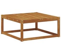 vidaXL Table d'extérieur Nature 79 x 79 x 37 cm