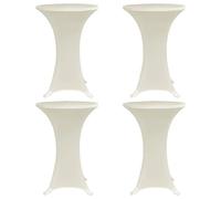 vidaXL Table Housse Ø80 cm Crème