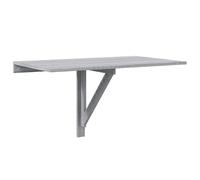 vidaXL Table Murale Pliable Flottante Suspendue Table de Cuisine Table d'Écriture Bar Bureau Intérieur Sonoma Gris 100x60x56 cm Bois d'Ingénierie