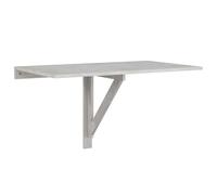 vidaXL Table Murale Pliable Gris béton 100x60x56 cm Bois d'ingénierie